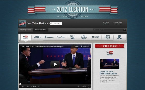 YouTube Saw 24 Million Live Views For Presidential Debates youtube presidential debates YouTube Saw 24 Million Live Views For Presidential Debates