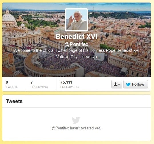 Featured image for The Pope Is Officially On Twitter