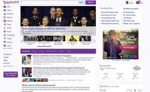 yahoo front page