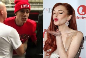 Justin Bieber ad Lindsay Lohan