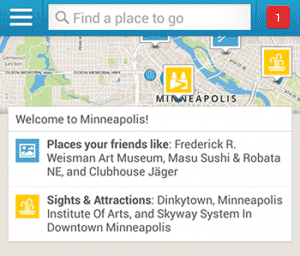 Foursquare Update Shows New Businesses