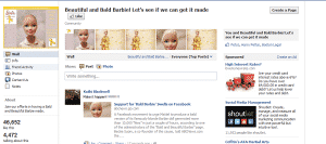 Bald Barbie Facebook Page