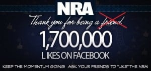 NRA Facebook Page Down