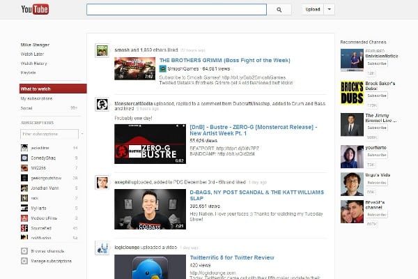 YouTube Rolls Out Completely New Design youtube redesign YouTube Rolls Out Completely New Design