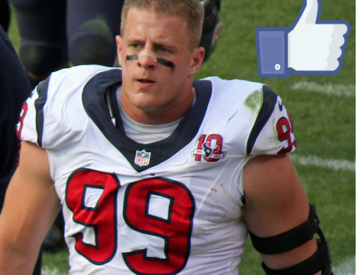 J.J. Watt social hero