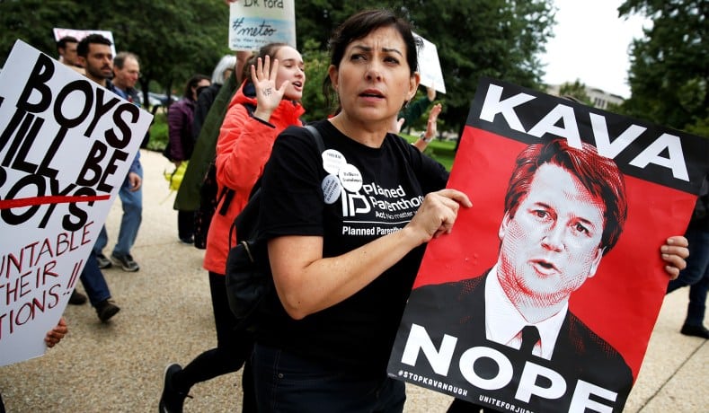 7 Kavanaugh Protest Signs That Will Make It Into History Books - Social ...