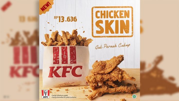 It S On Kfc Has Began Selling Chicken Skin Fries