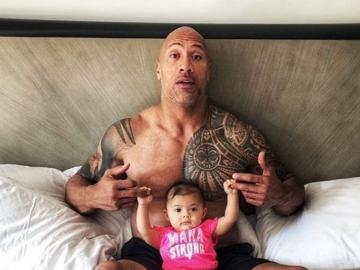dwayne johnson tiana gia johnson
