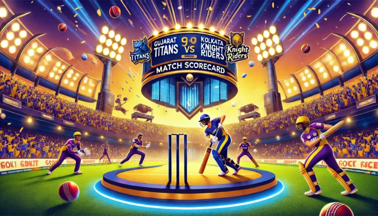 Gujarat Titans vs Kolkata Knight Riders Match Scorecard