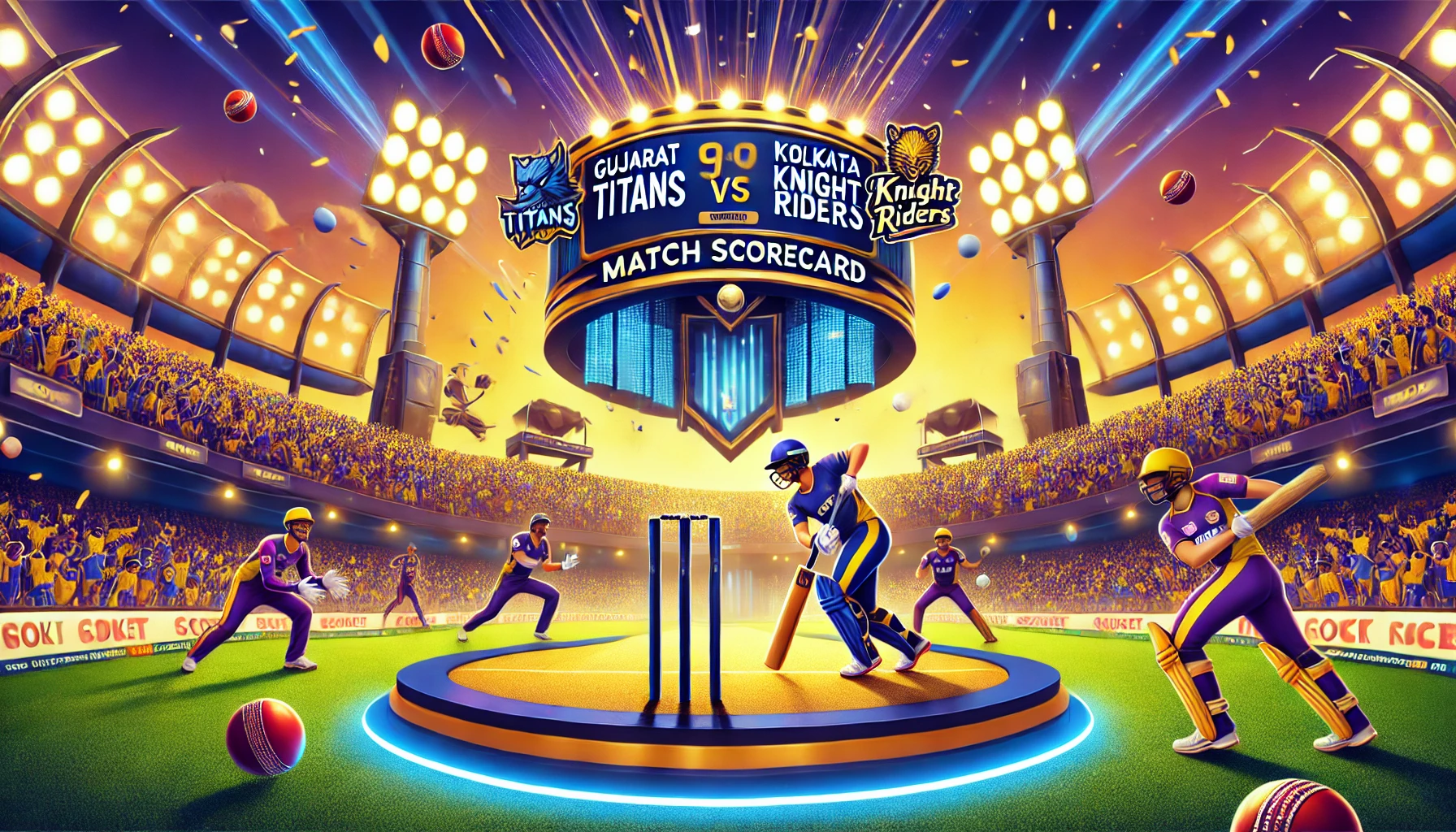 Gujarat Titans vs Kolkata Knight Riders Match Scorecard
