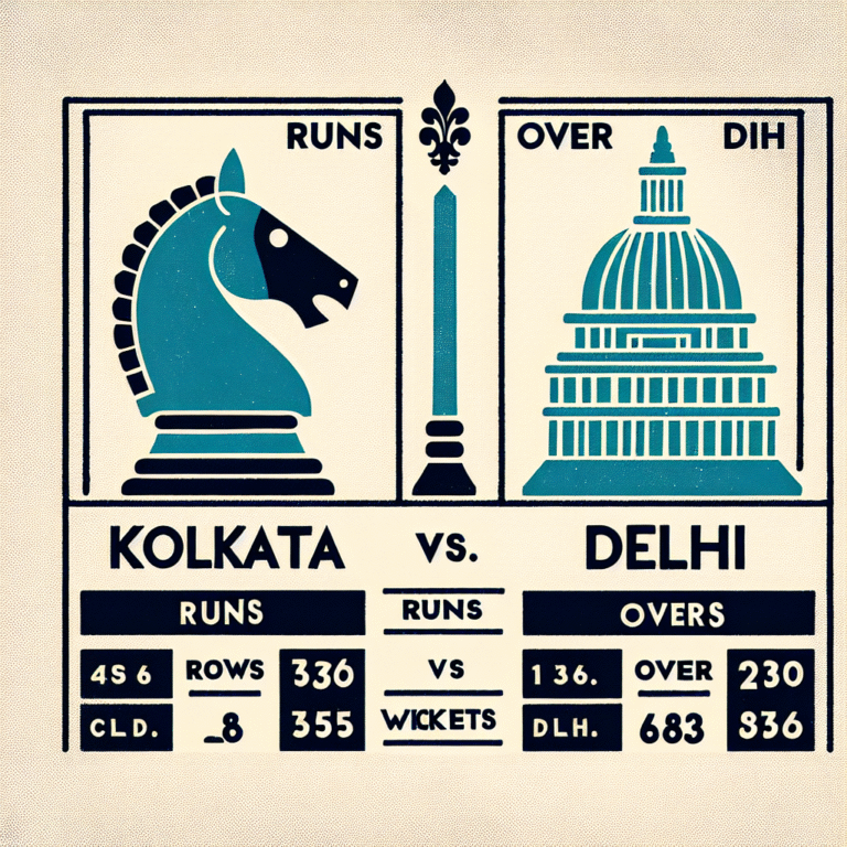 Kolkata Knight Riders vs Delhi Capitals Match Scorecard