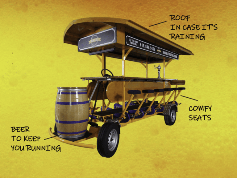 Berlin beer bike