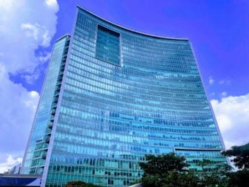 a very tall building with a lot of windows