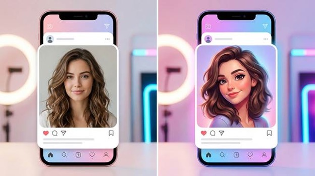 How Social Media Influencers Are Using AI to Create Animated Profile ...