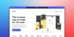 a computer screen with the words the modern way to build for the web