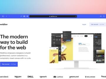 a computer screen with the words the modern way to build for the web